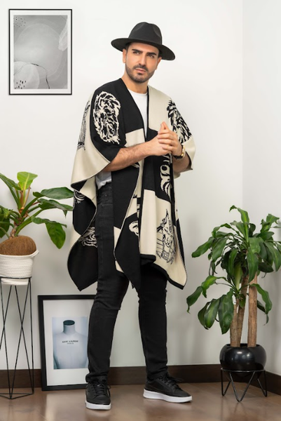PONCHO DOBLE FAZ - HOMBE - 5484