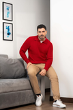 SWEATER CUELLO TIPO POLO - 5414