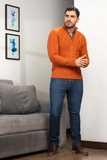 SWEATER CABALLERO TRENZA - 5418