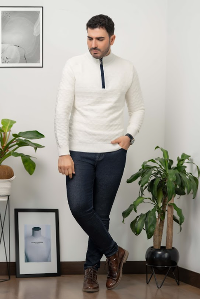 SWEATER CABALLERO MEDIA CREMALLERA - 5420