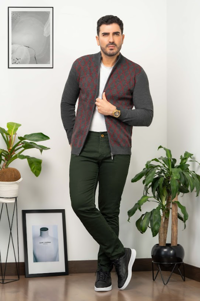 CHAQUETA ROMBOS CABALLERO - 5421