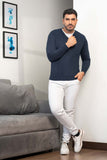 Sweater Básico Cuello V - Hombre - Ref: 5489